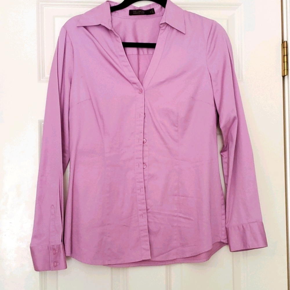 Pink button down